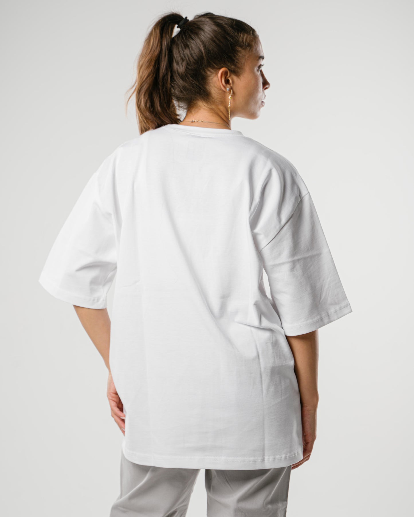 White Oversized Tee