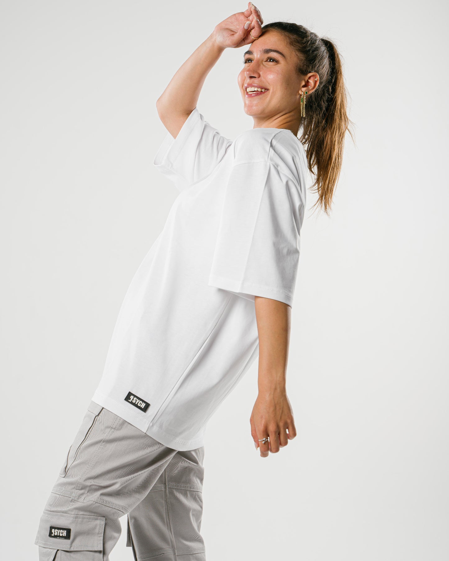 White Oversized Tee