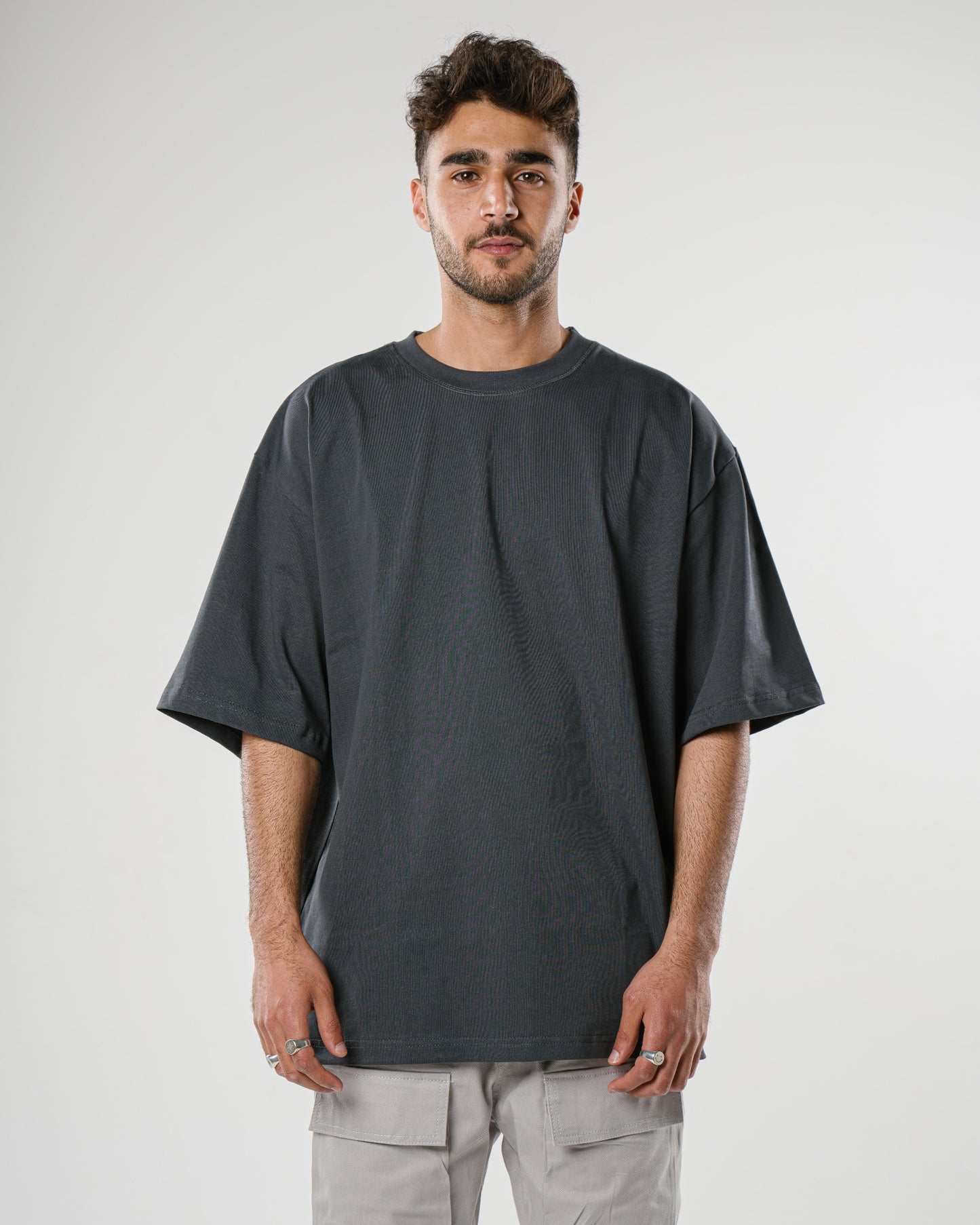 Dark Grey Oversized Tee