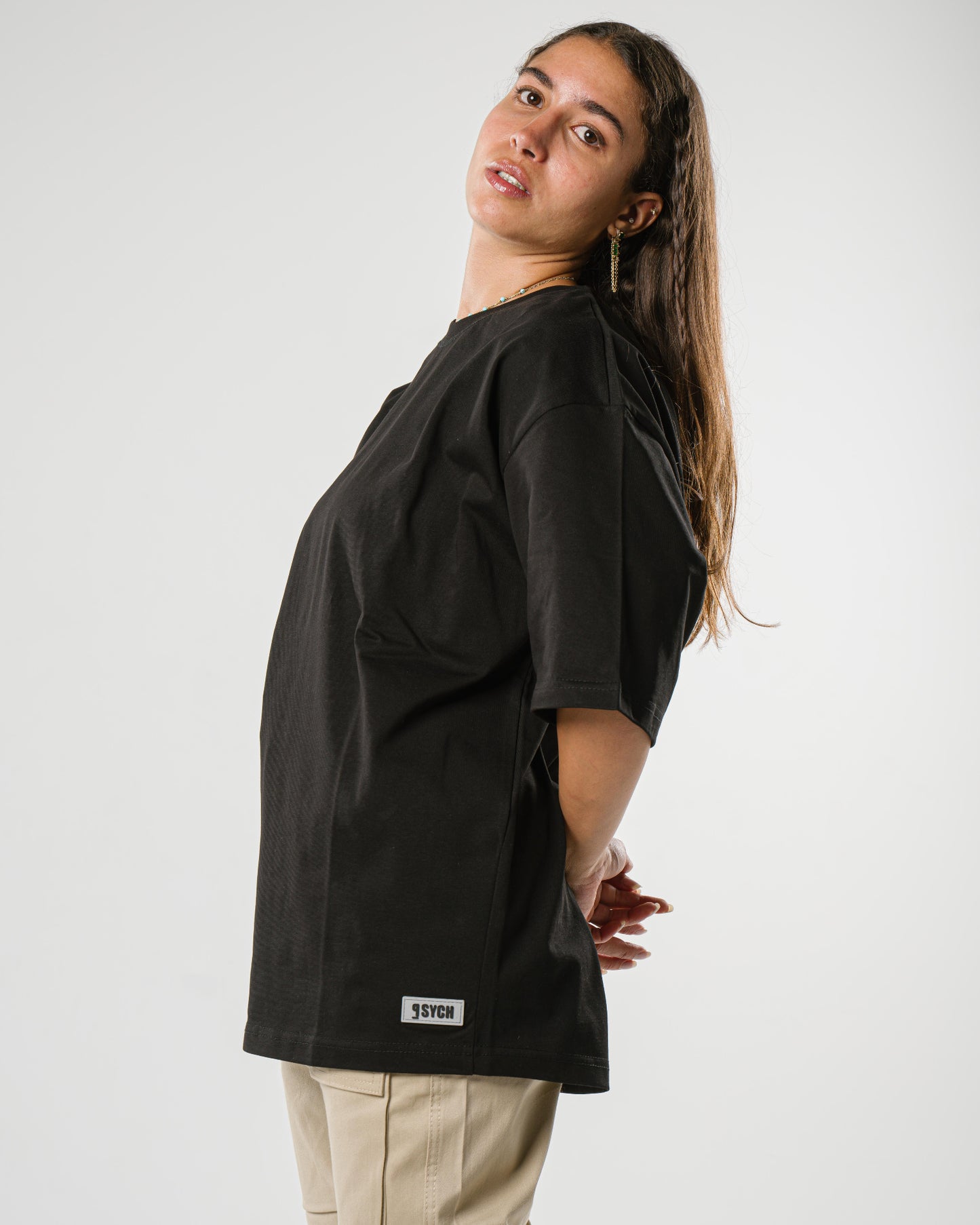 Black Oversized Tee