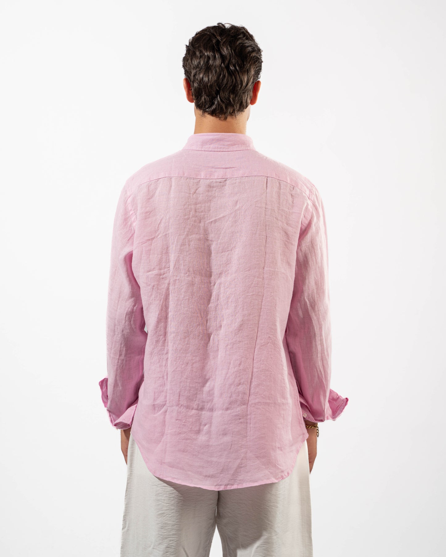 Pink Linen Shirt