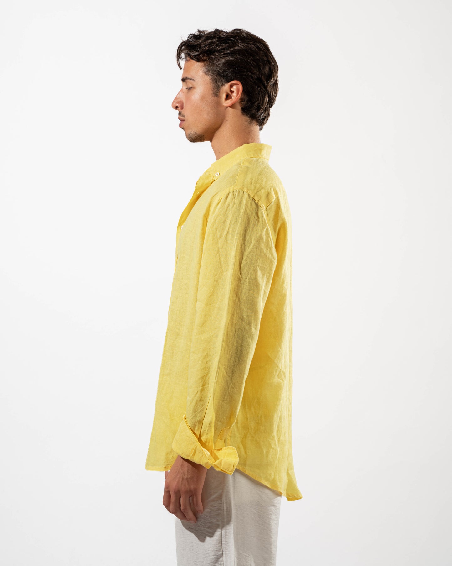 Yellow Linen Shirt