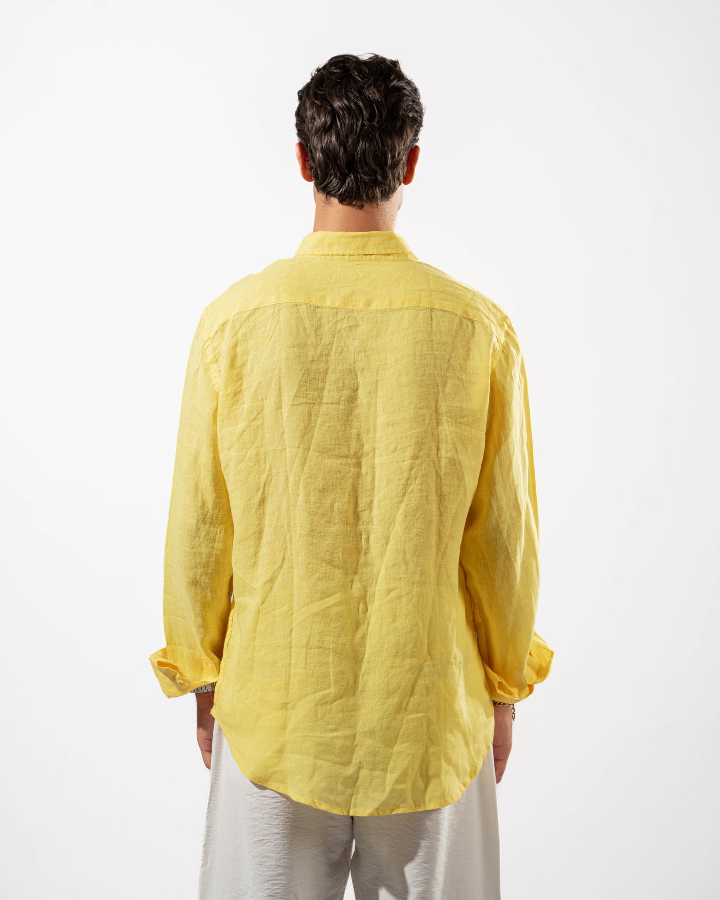 Yellow Linen Shirt