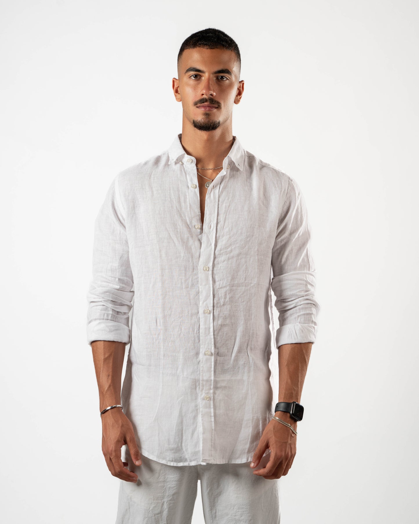 White Linen Shirt