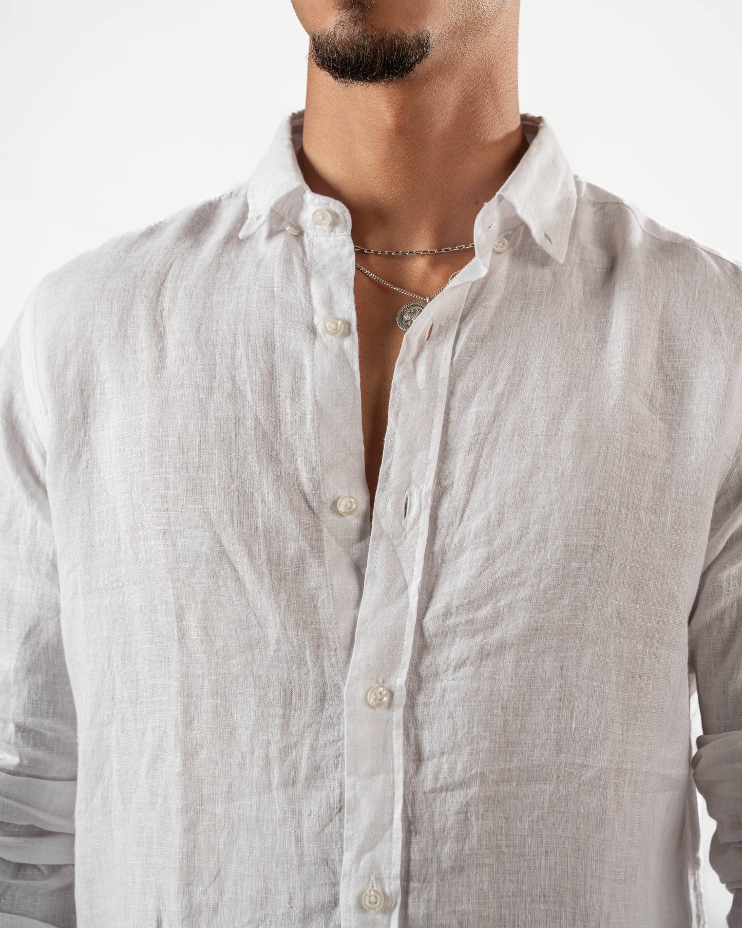 White Linen Shirt