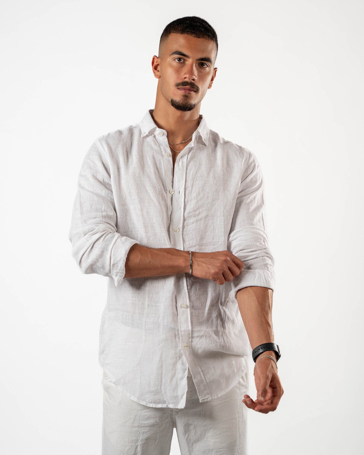 White Linen Shirt
