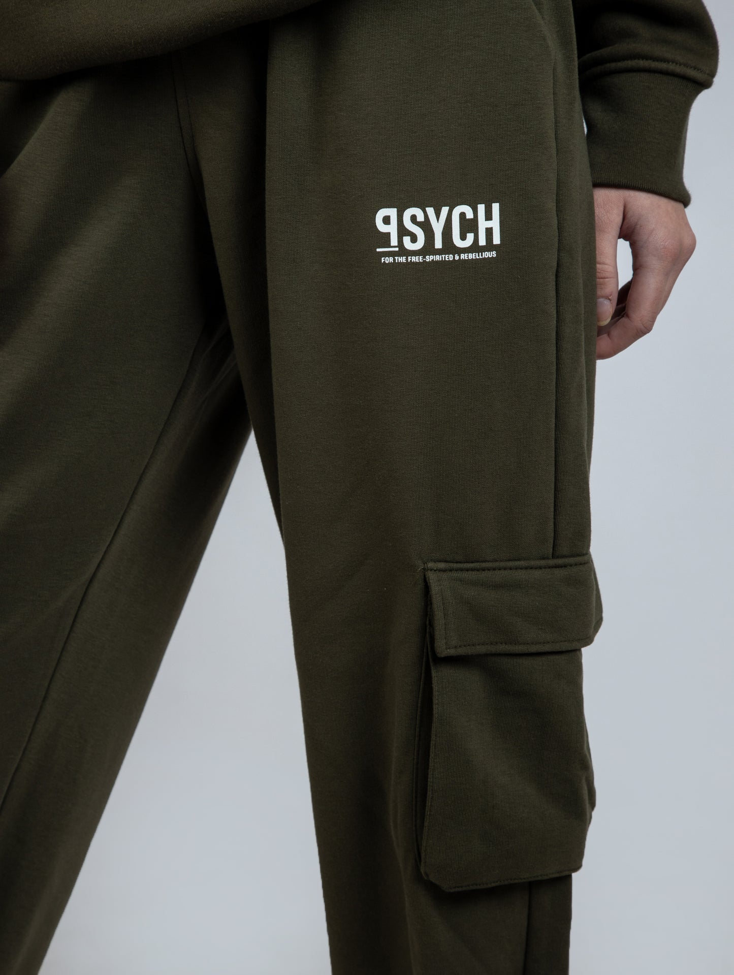 Olive Green Utility Sweatpants (Women)