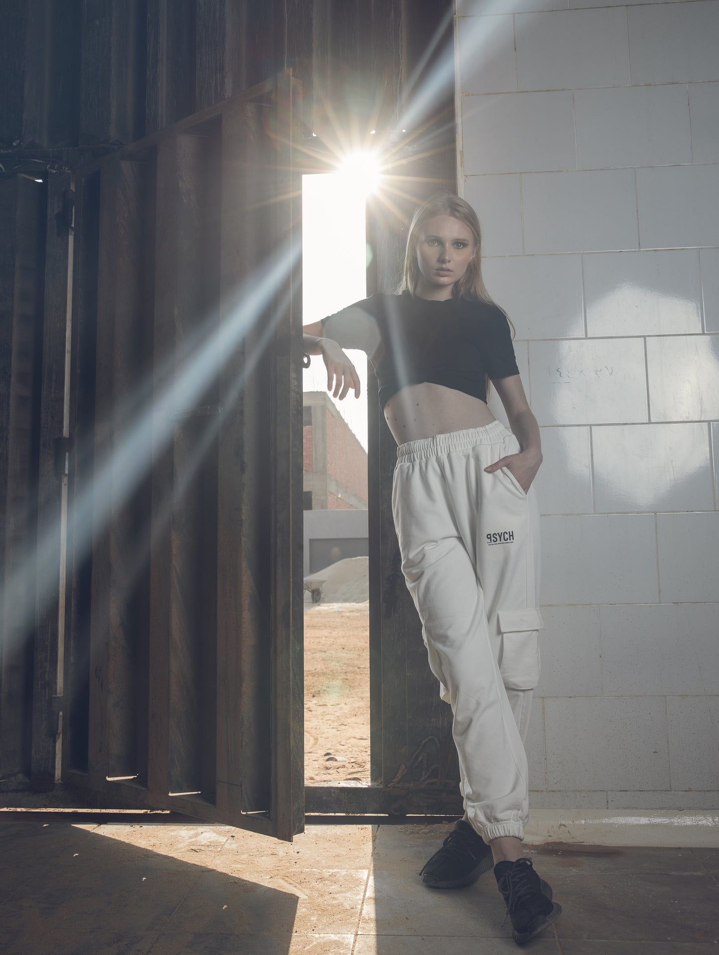 White Utility Sweatpants (Women)