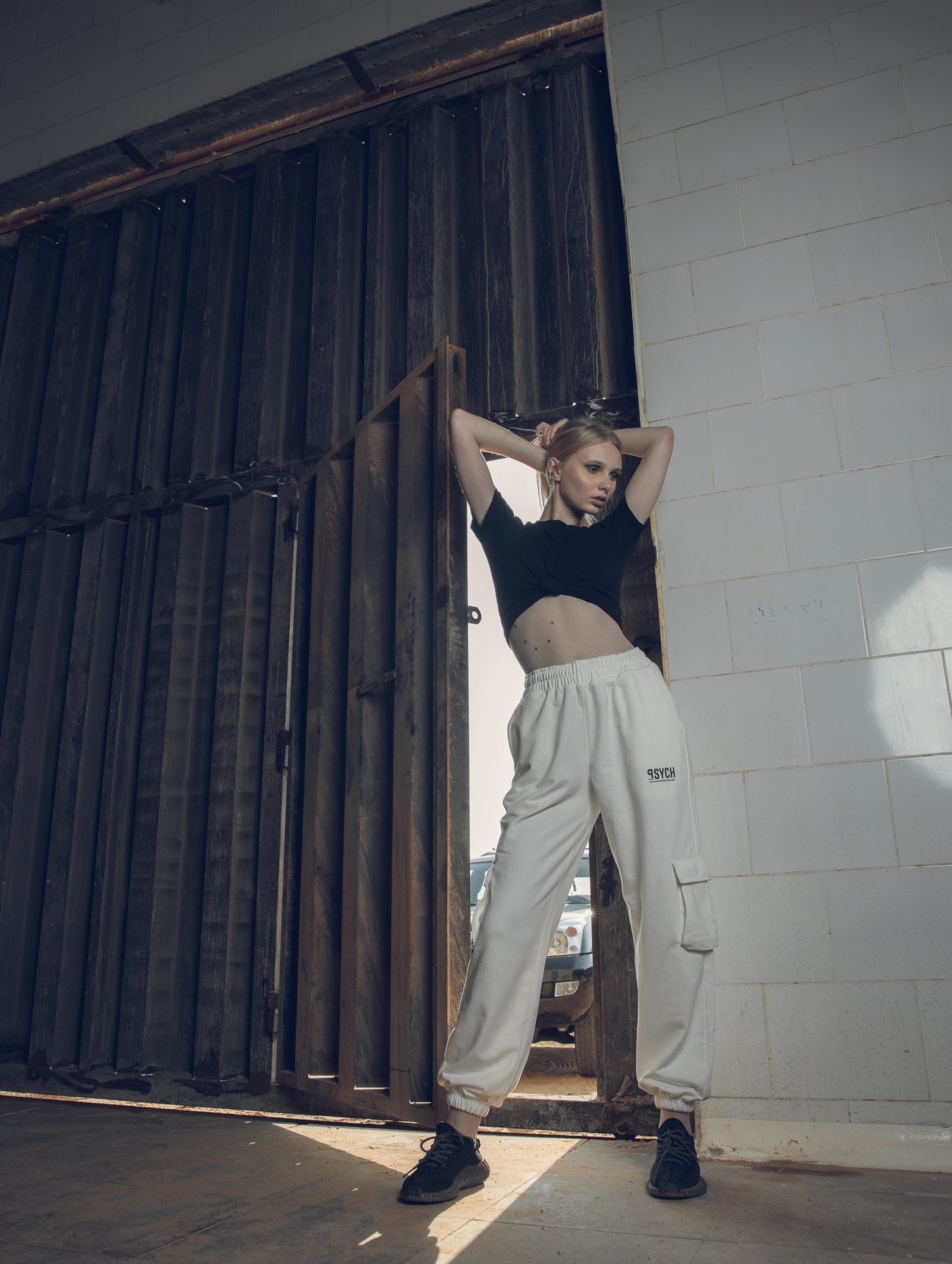 White Utility Sweatpants (Women)