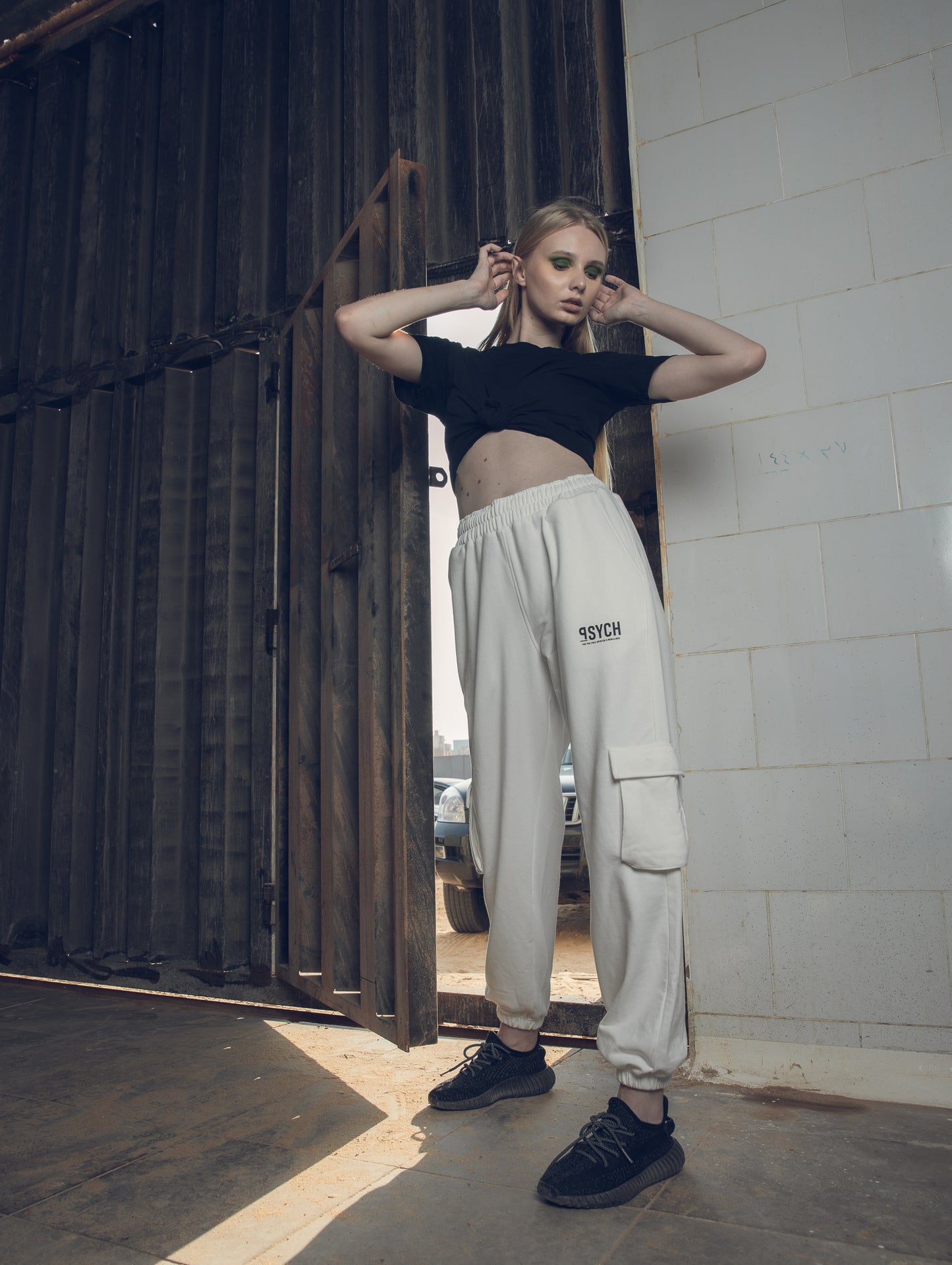 White Utility Sweatpants (Women)