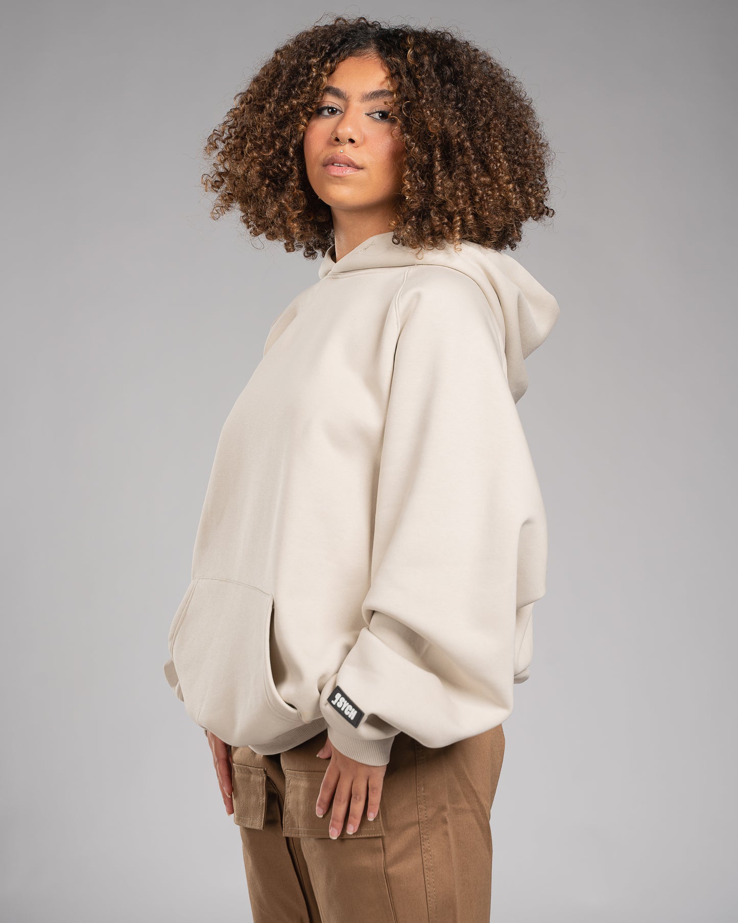 Sand Oversized Hoodie