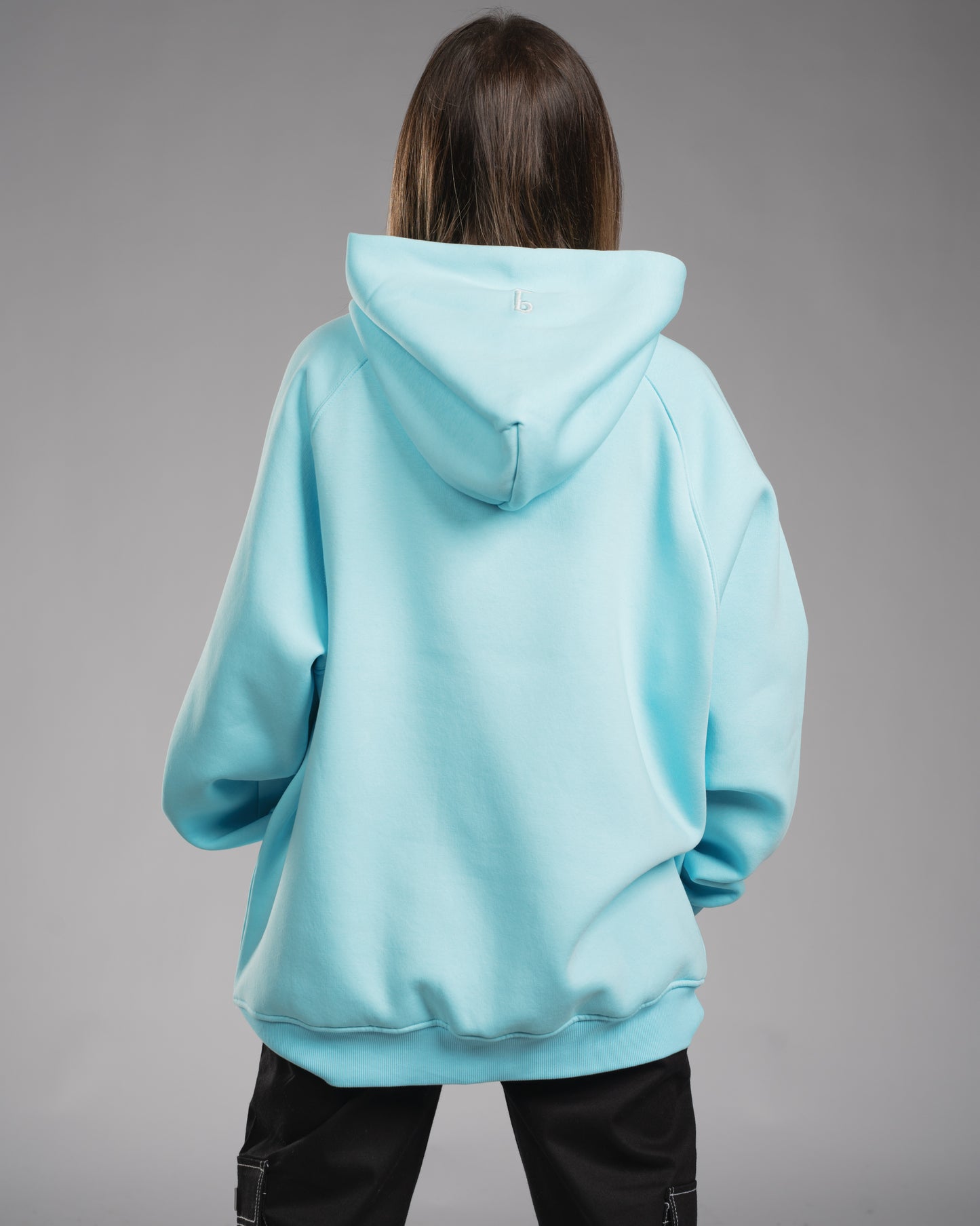 Baby Blue Oversized Hoodie