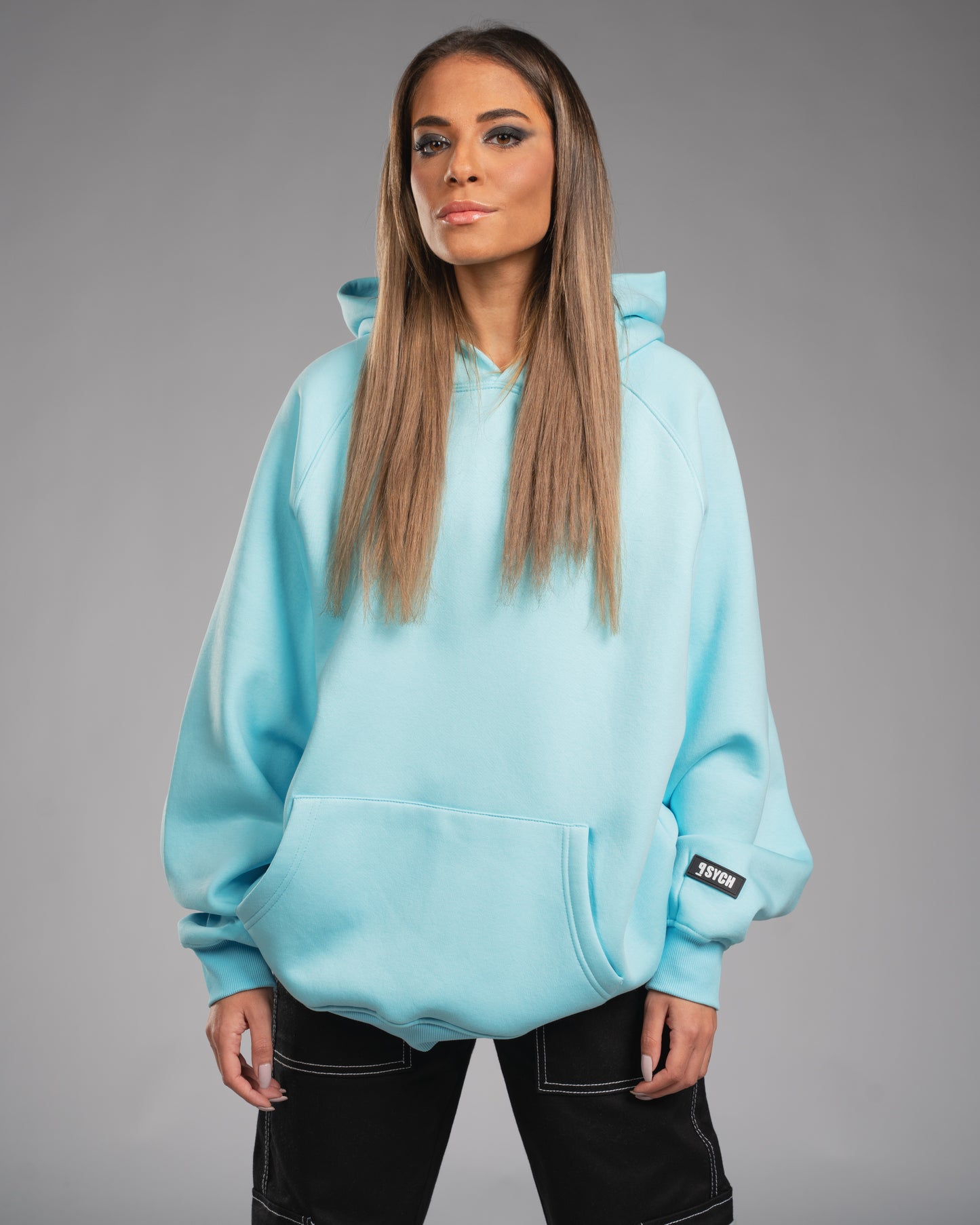 Baby Blue Oversized Hoodie