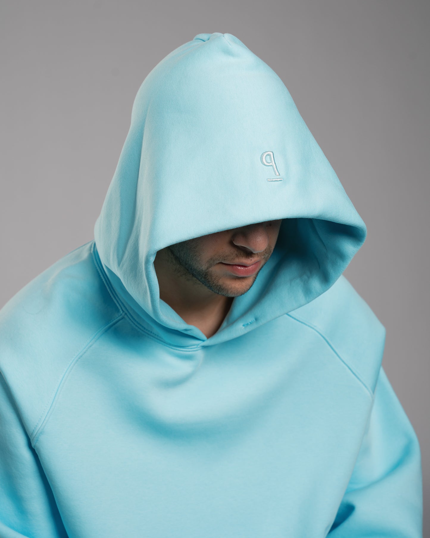 Baby Blue Oversized Hoodie