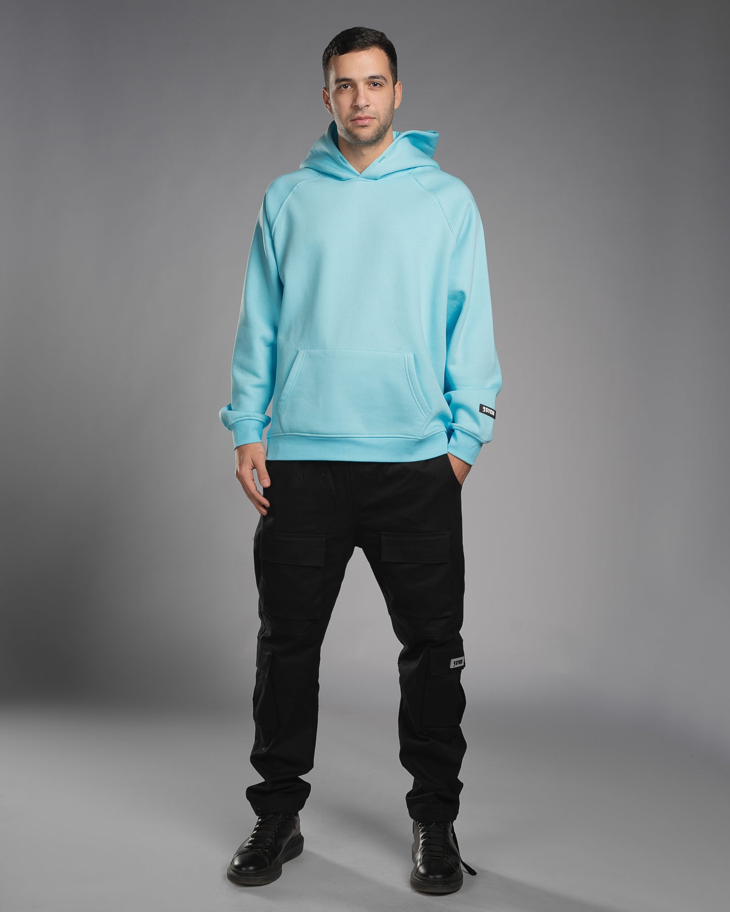 Baby Blue Oversized Hoodie