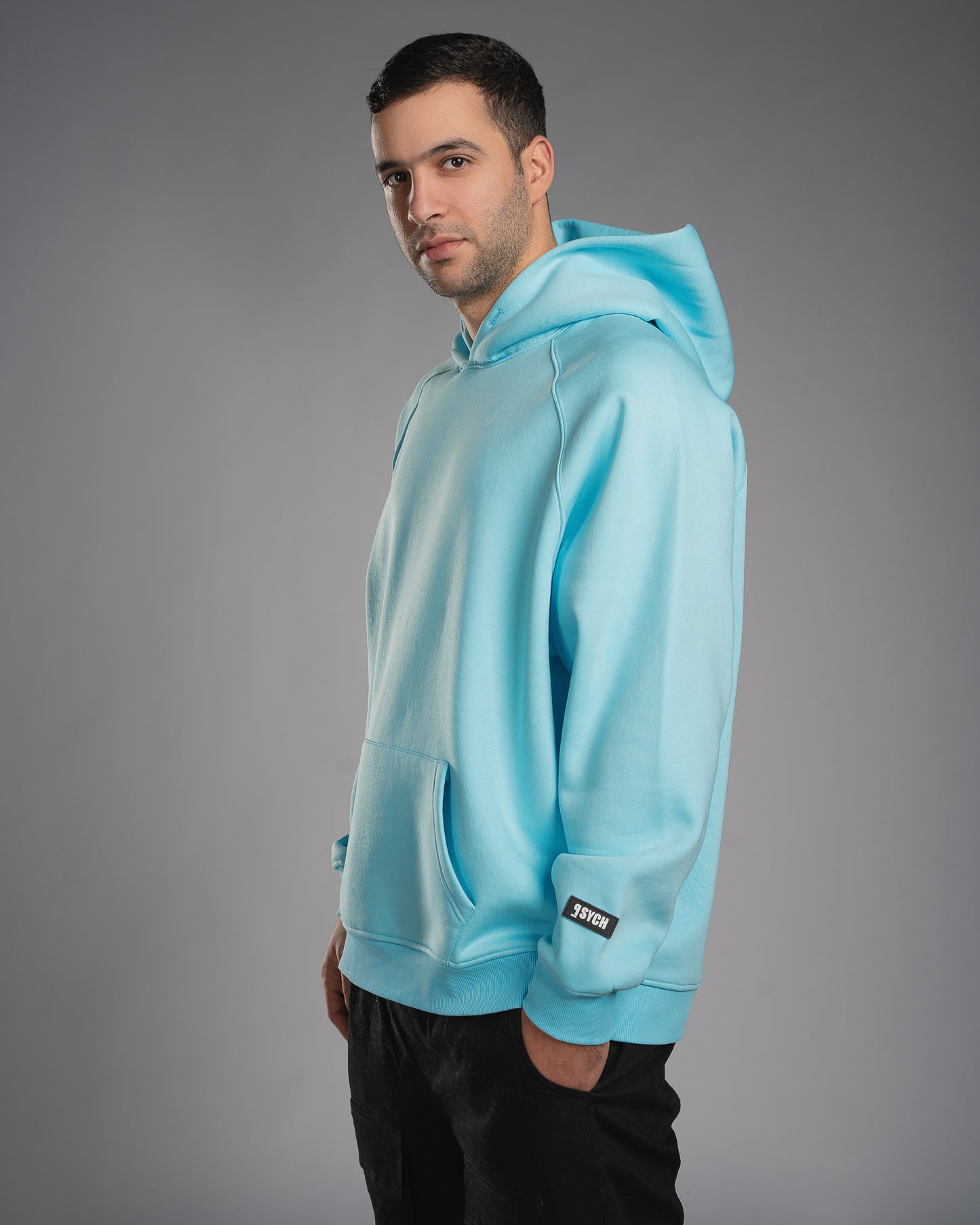 Baby Blue Oversized Hoodie
