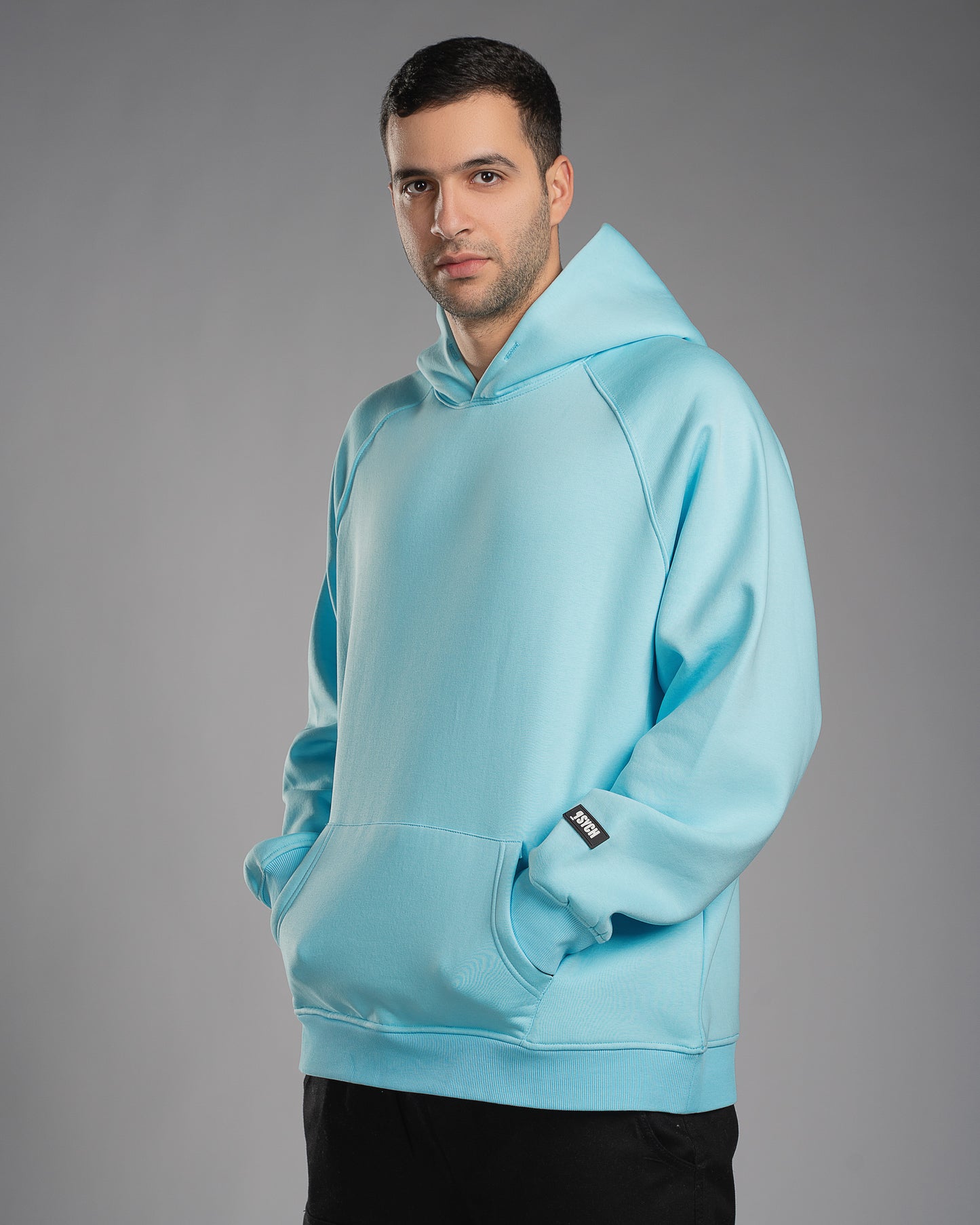 Baby Blue Oversized Hoodie