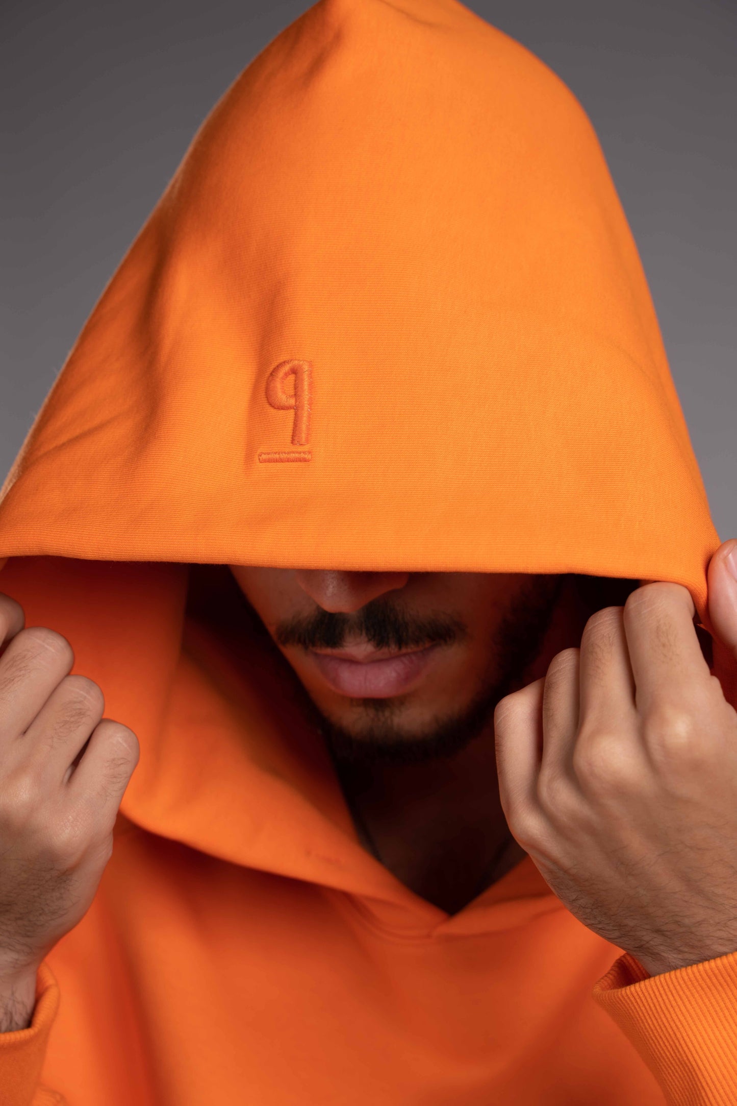 Orange Oversized Hoodie