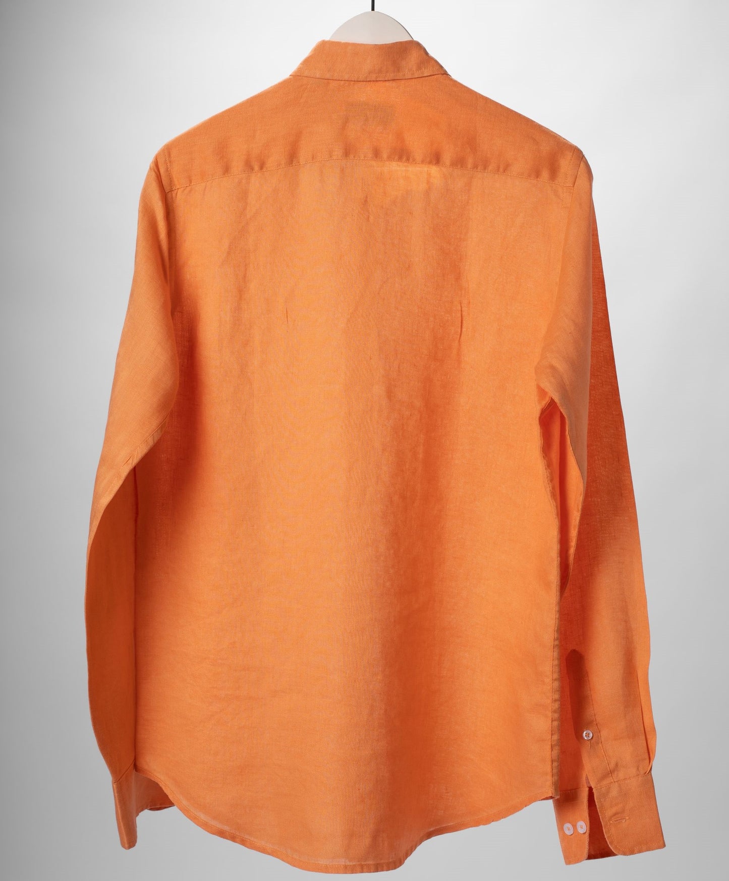 Orange Linen Shirt