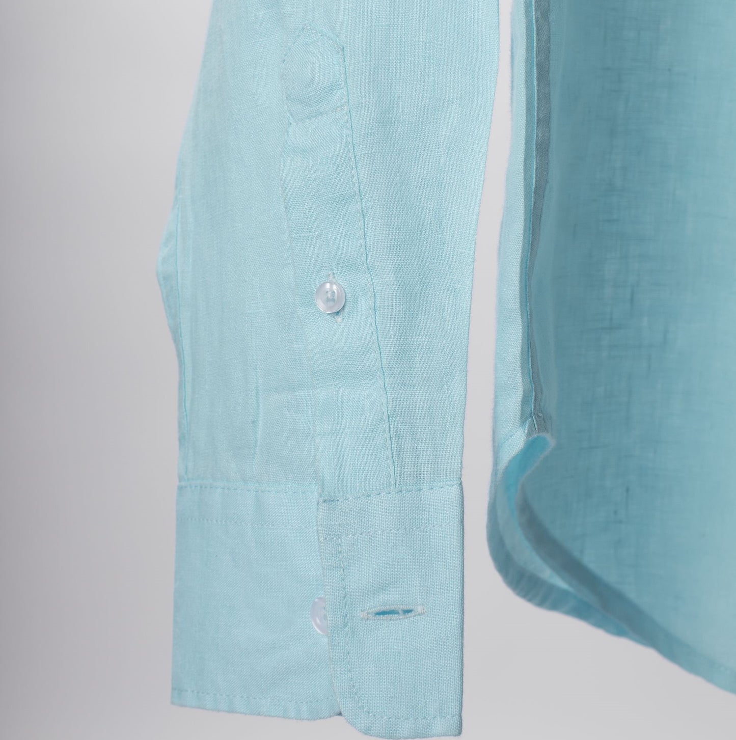 Aqua Linen Shirt