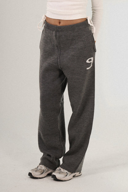 PSYCH GREY KNITTED PANTS