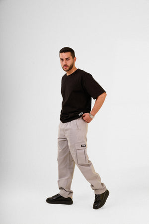 Silver Cargo Pants