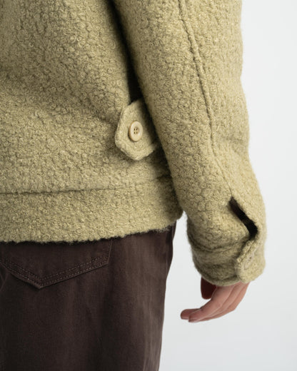 SAGE GREEN FAUX JACKET