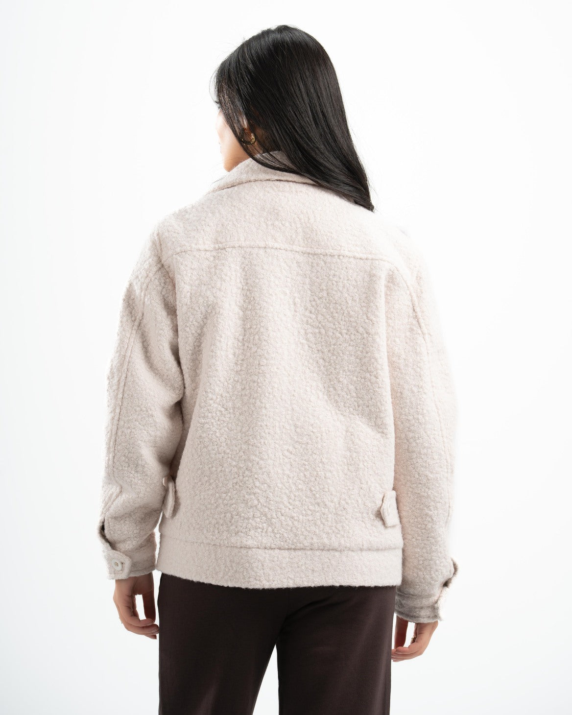 OFF-WHITE FAUX JACKET