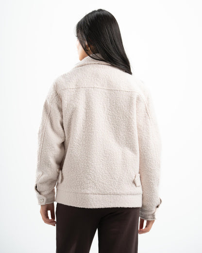 OFF-WHITE FAUX JACKET
