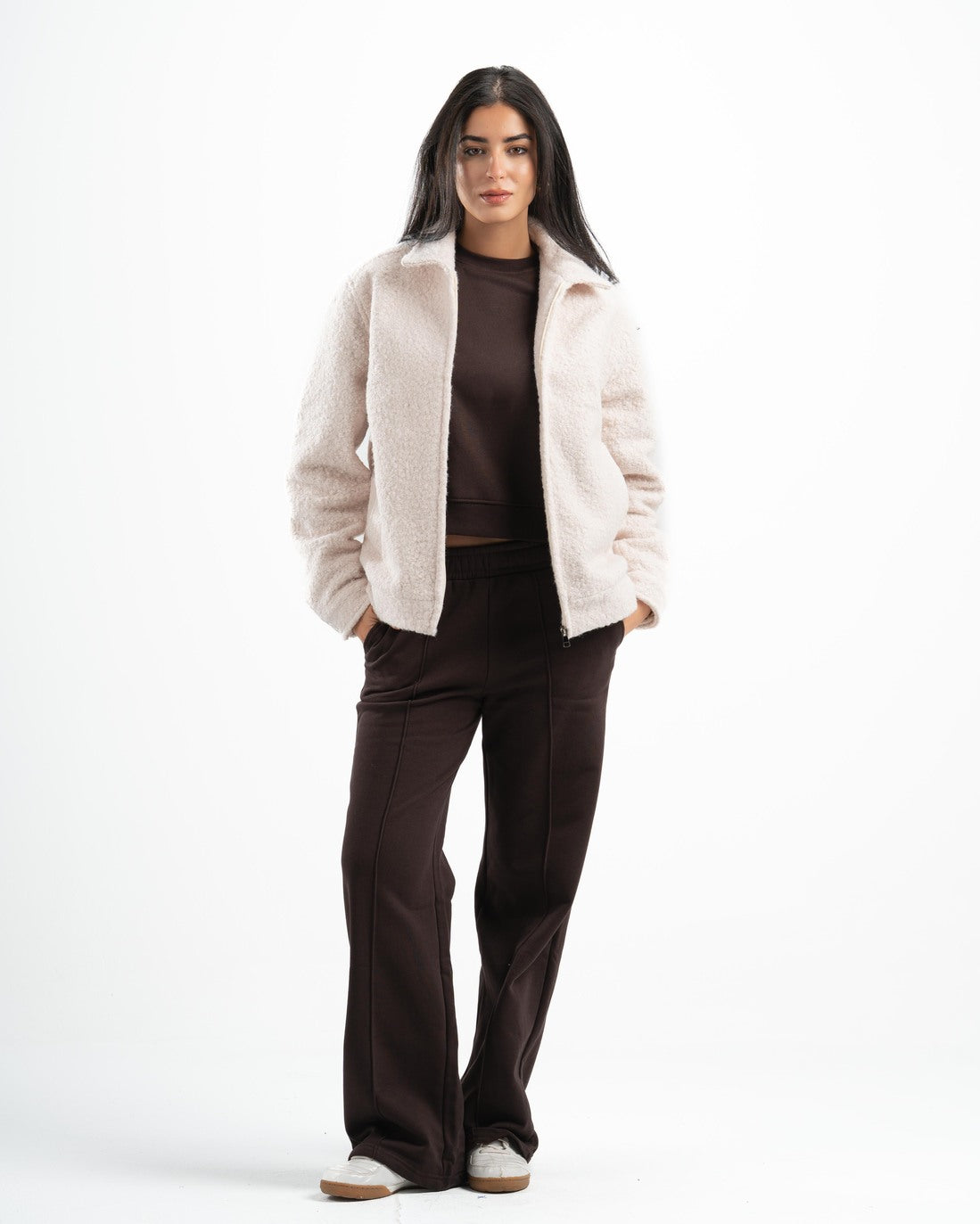 OFF-WHITE FAUX JACKET