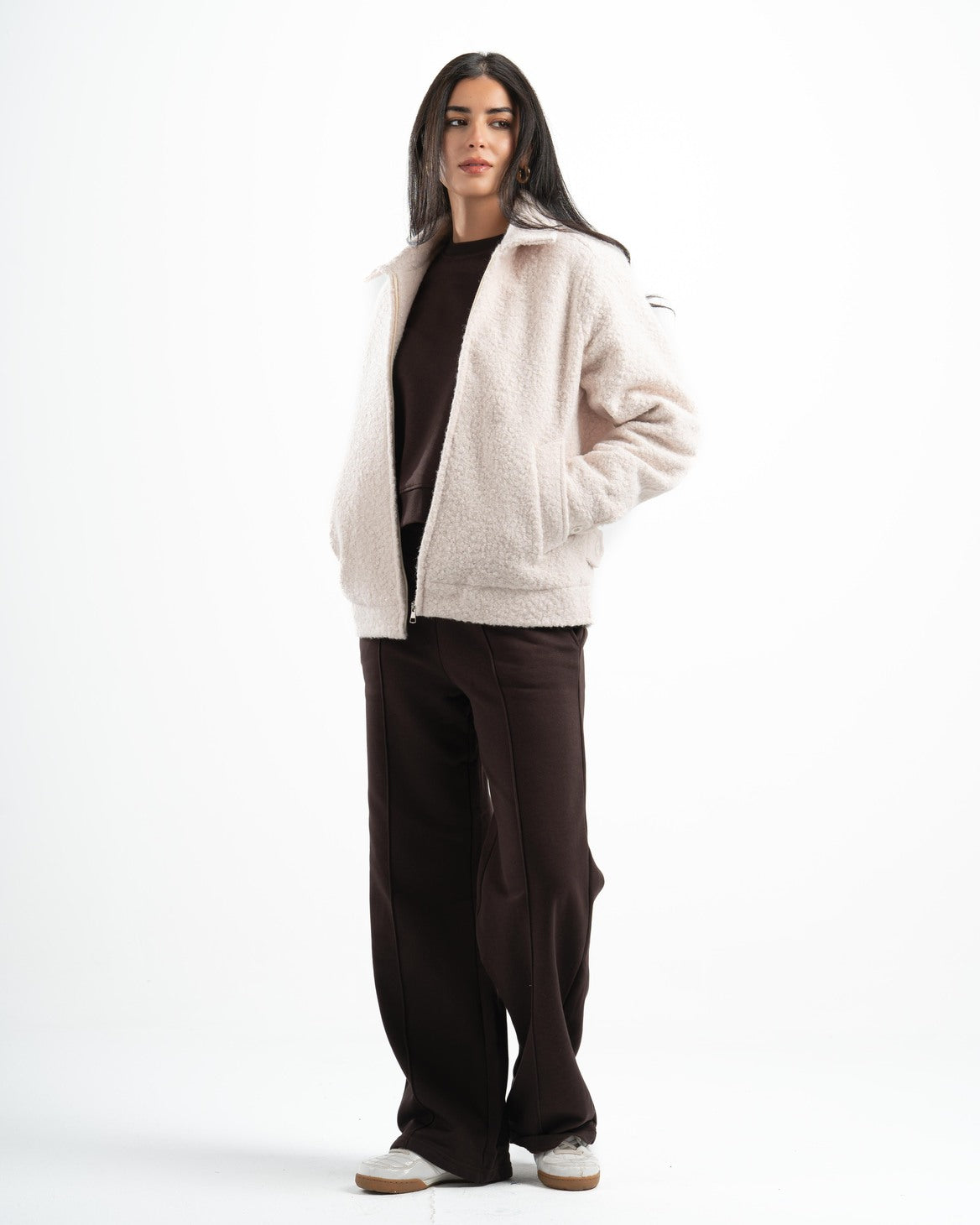 OFF-WHITE FAUX JACKET