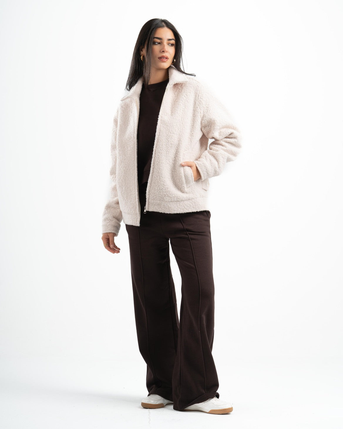 OFF-WHITE FAUX JACKET
