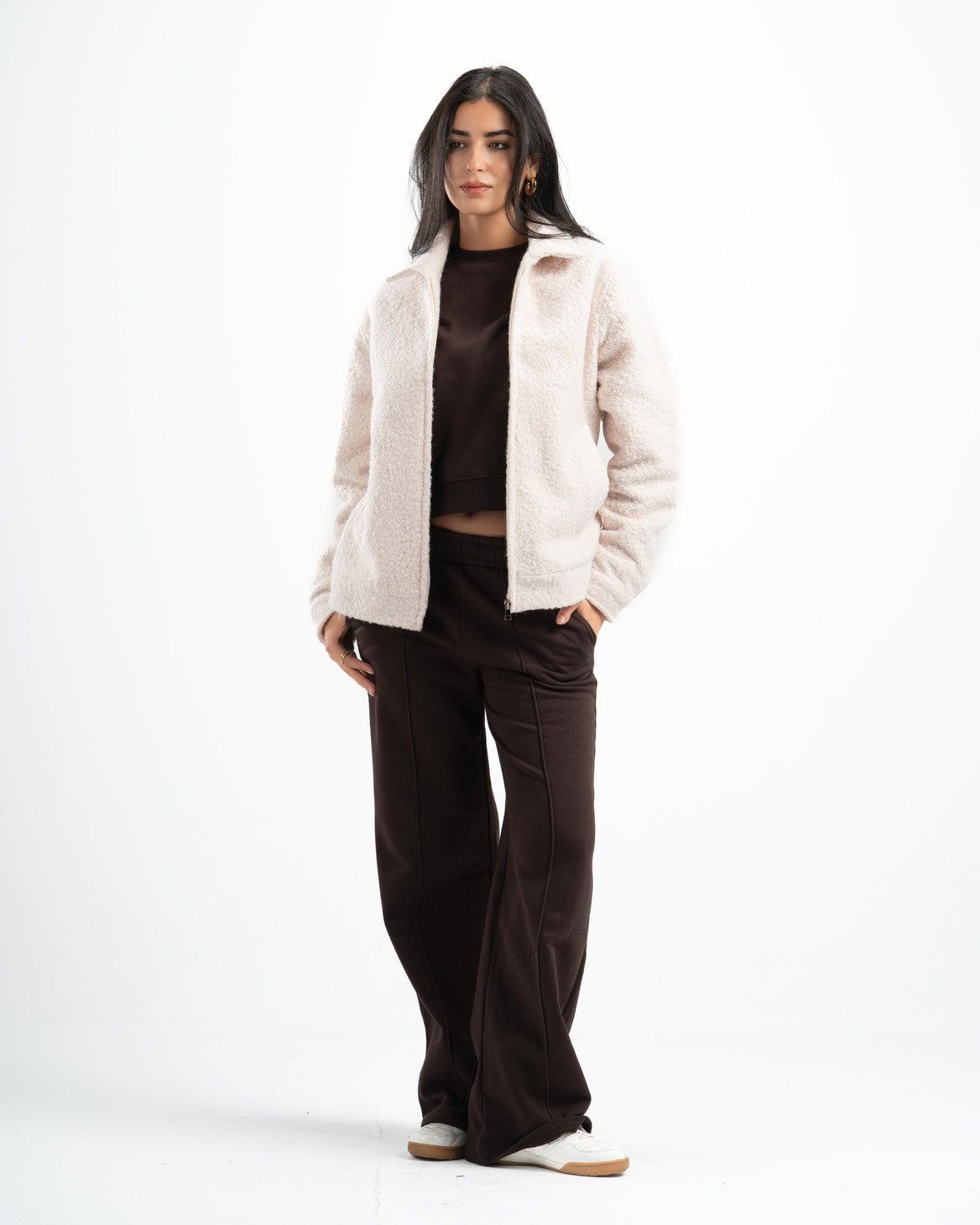 OFF-WHITE FAUX JACKET