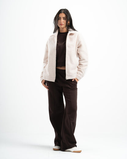 OFF-WHITE FAUX JACKET