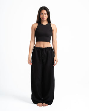 Black Linen Pants
