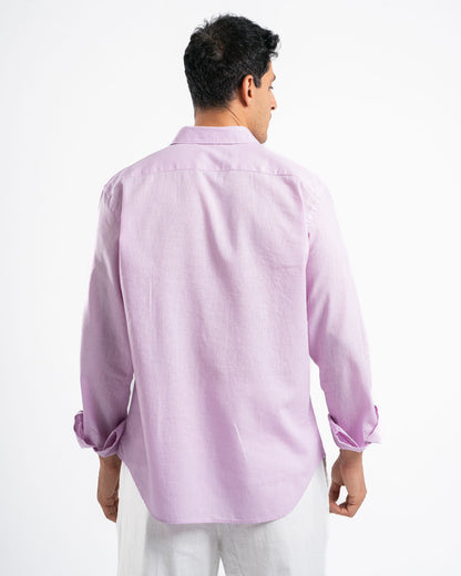 Lilac Linen Shirt