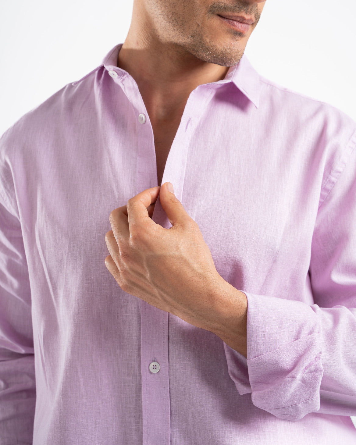 Lilac Linen Shirt