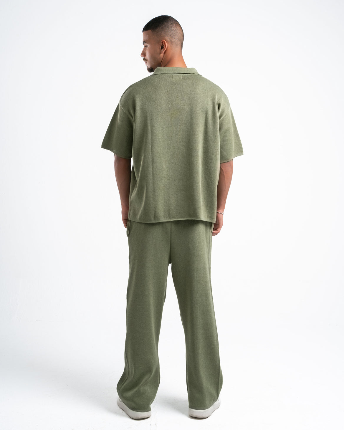 Olive Knit Polo