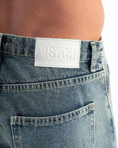 Dirty Wash Men Straight Jeans