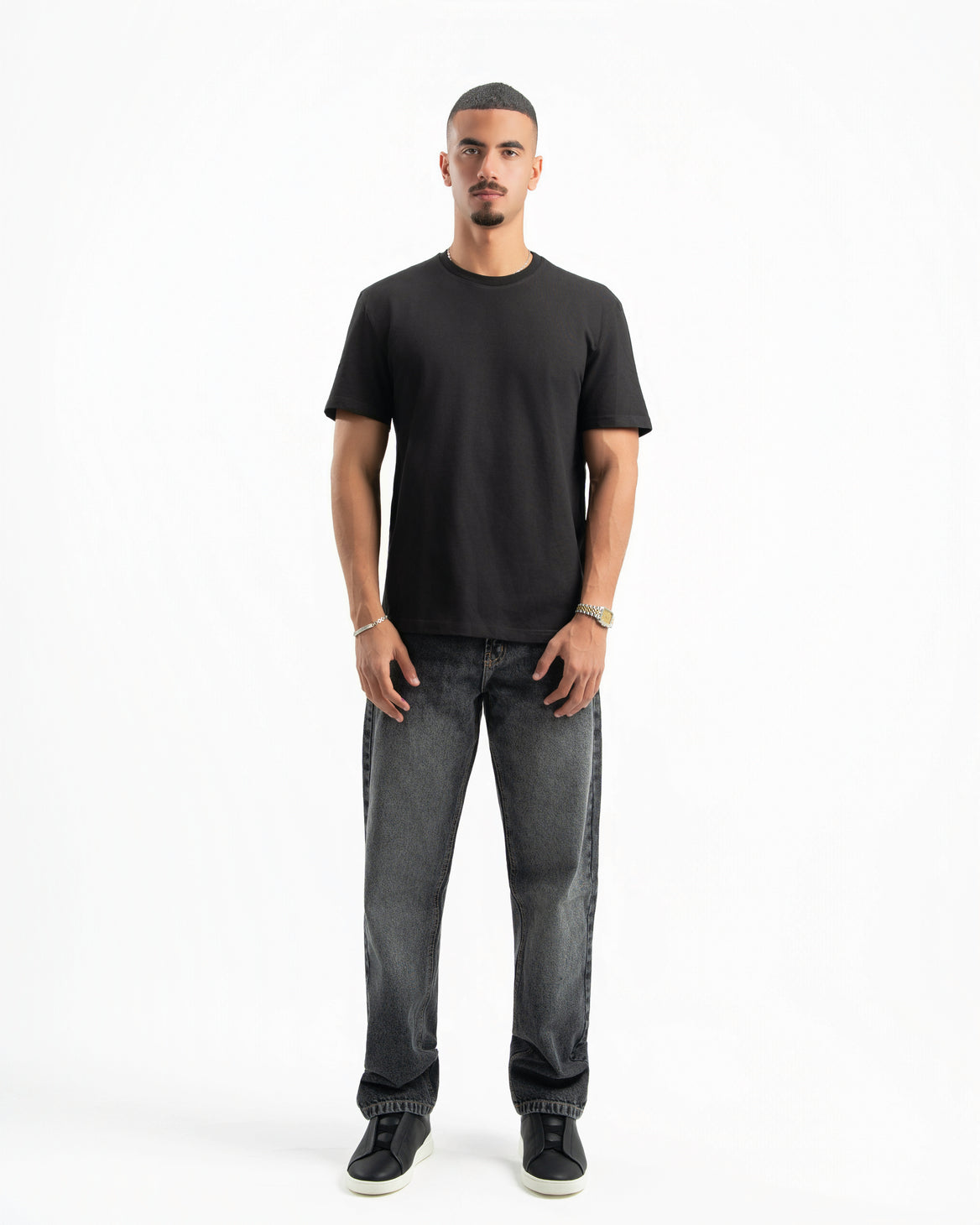 Black Men Straight Jeans