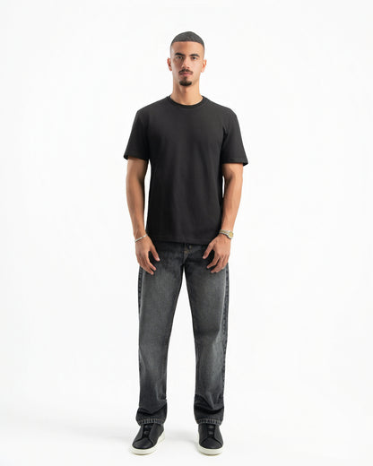 Black Men Straight Jeans