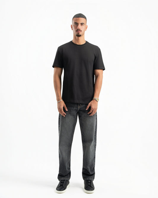 Black Men Straight Jeans