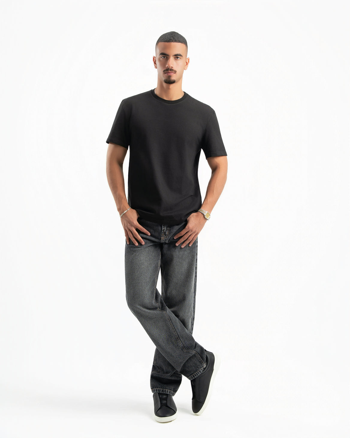 Black Men Straight Jeans