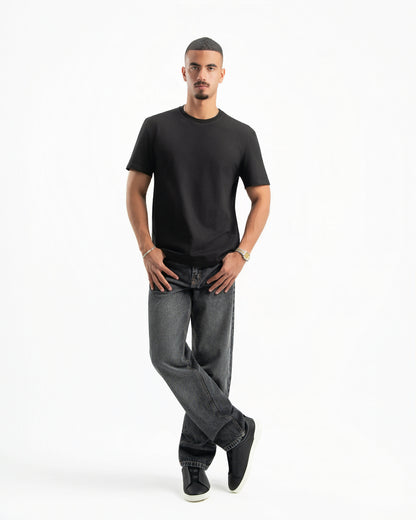 Black Men Straight Jeans