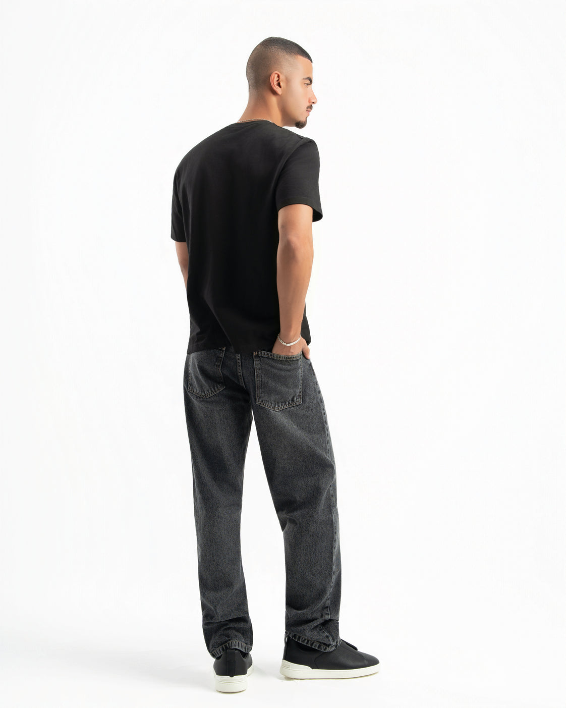 Black Men Straight Jeans