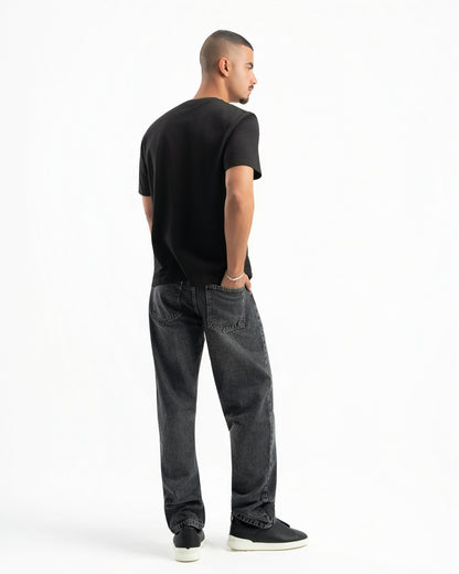 Black Men Straight Jeans