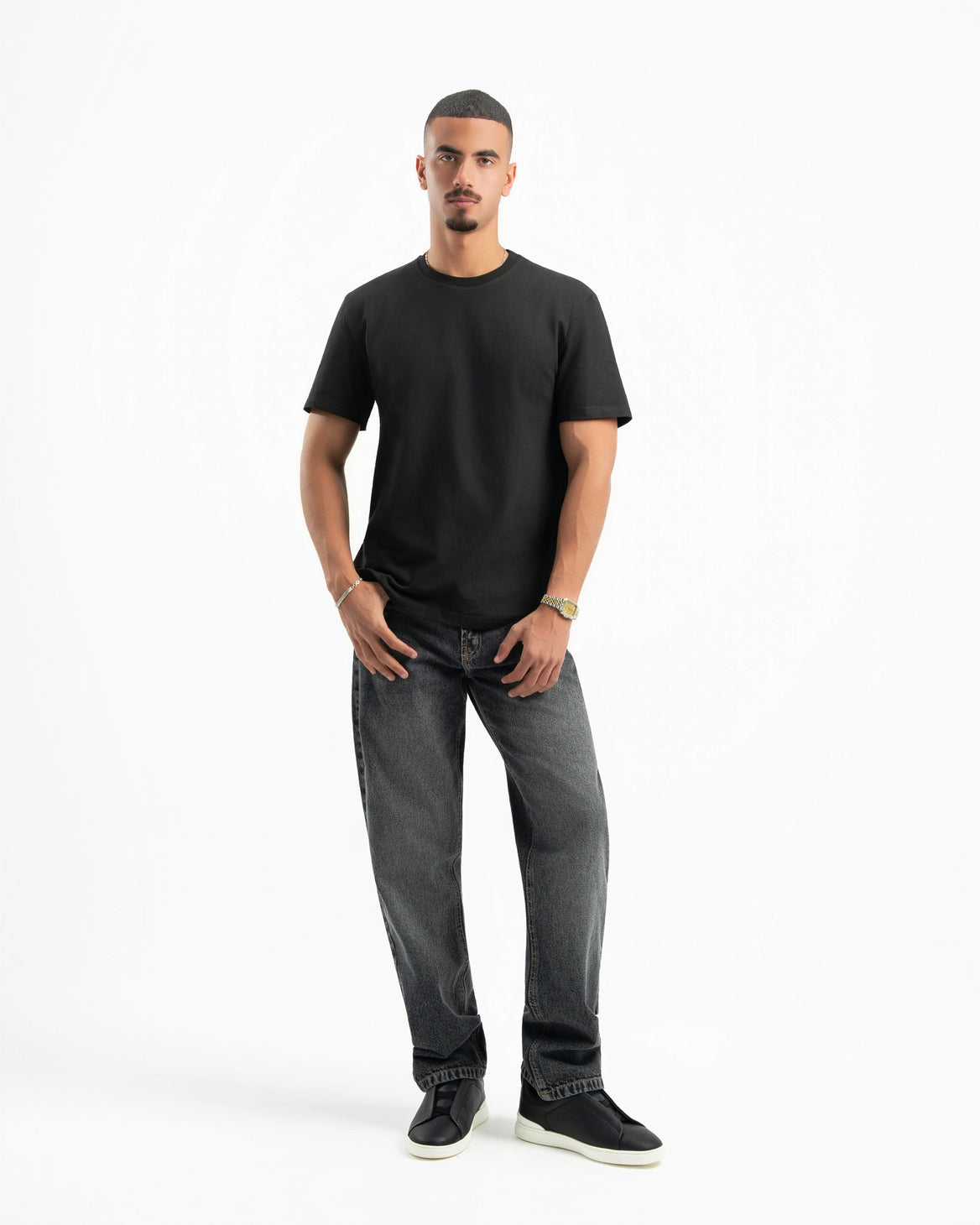 Black Men Straight Jeans