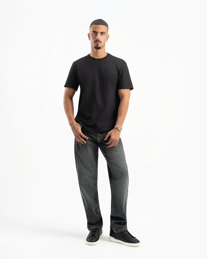 Black Men Straight Jeans