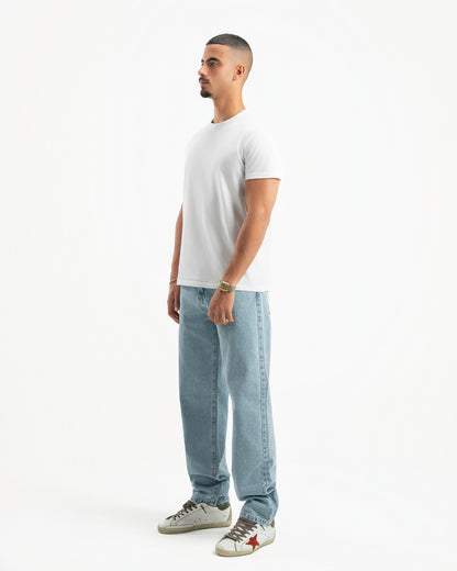 Light Blue Men Straight Jeans