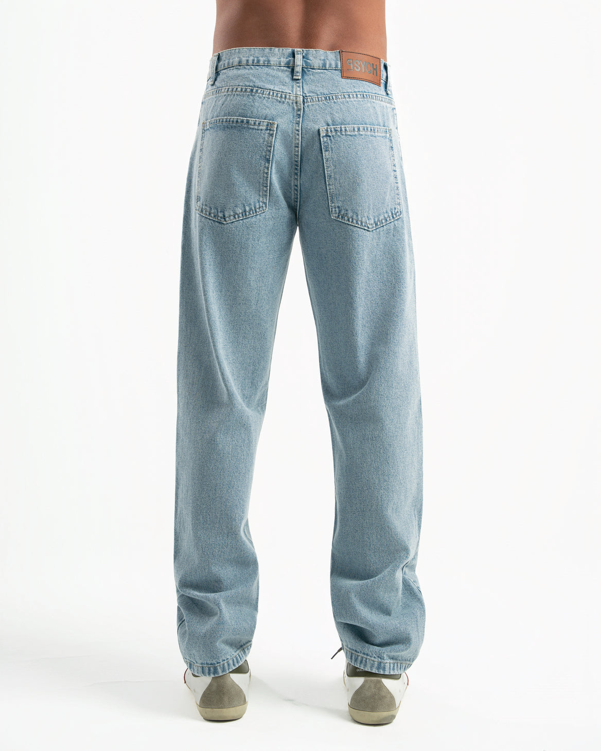 Light Blue Men Straight Jeans